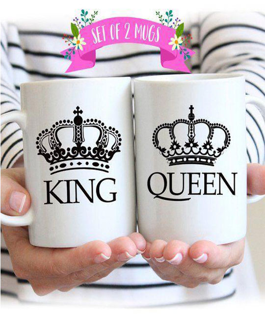Tazas King and Queen